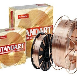 Сварочная омедненная проволока Standart d 1.2 (СВ08Г2С) 18кг
