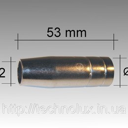 Газовое коническое сопло D16.0 mm пр-во BINZEL , Германия