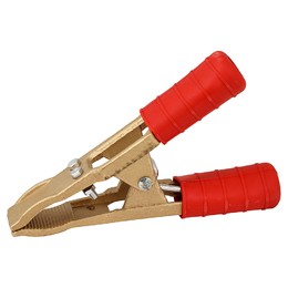 Клемма заземления  КЗ-50-2 (300А), изолированные ручки, (литой корпус, латунь, изолированные ручки)